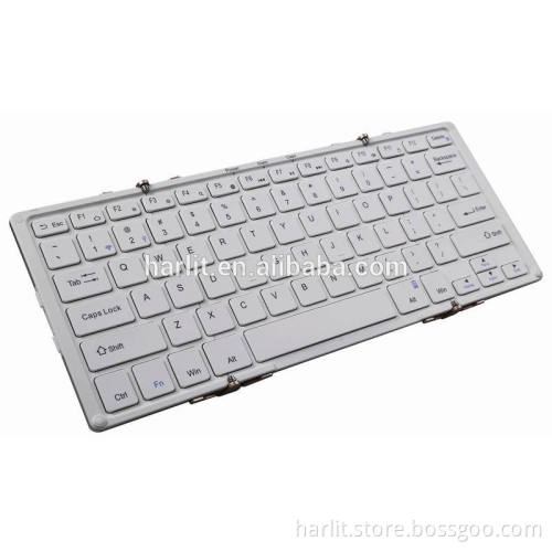 Dual Modes Smart Folding USB Bluetooth 3.0 Keyboard For Computer And Tablet PC Support Bluetooth And Wire USB Connection